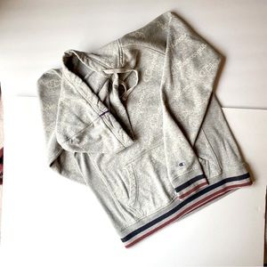 Champion Hoodie Sweatshirt Women's XS Logos Gray